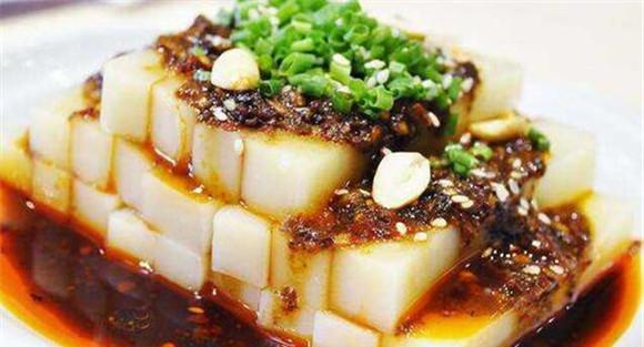 红油米豆腐